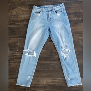 American Eagle Outfitters Light Blue Straight Leg Jeans